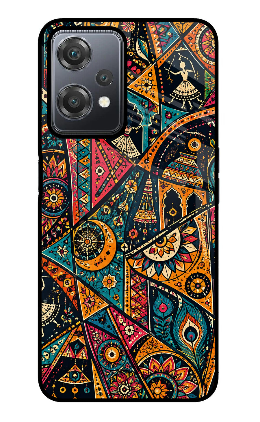 Folk Print OnePlus Nord CE 2 Lite 5G Back Cover, Metal case
