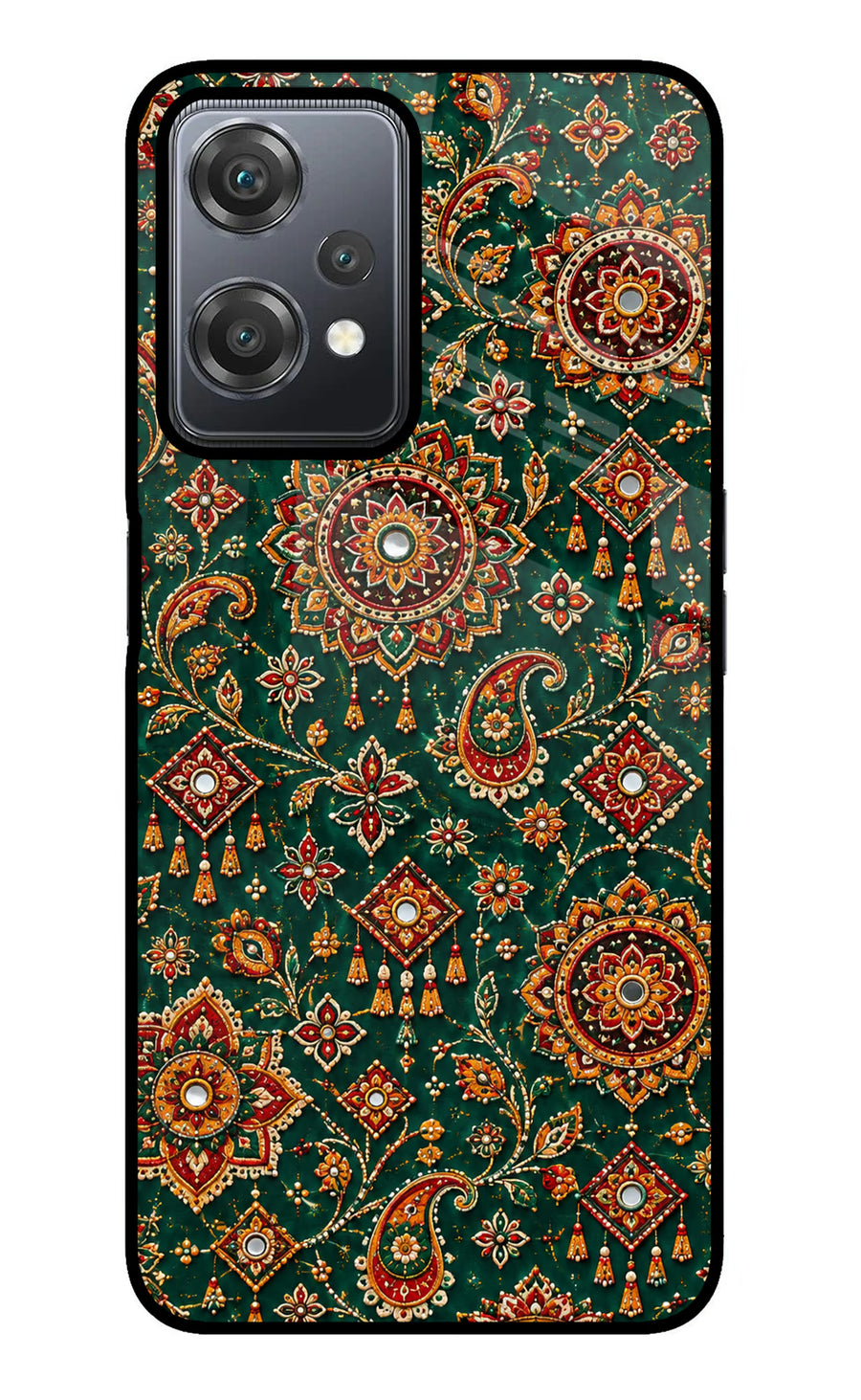Green Pataka OnePlus Nord CE 2 Lite 5G Back Cover, Metal case