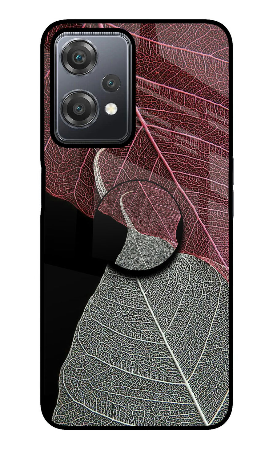 Leaf Pattern OnePlus Nord CE 2 Lite 5G Pop Case, Metal case