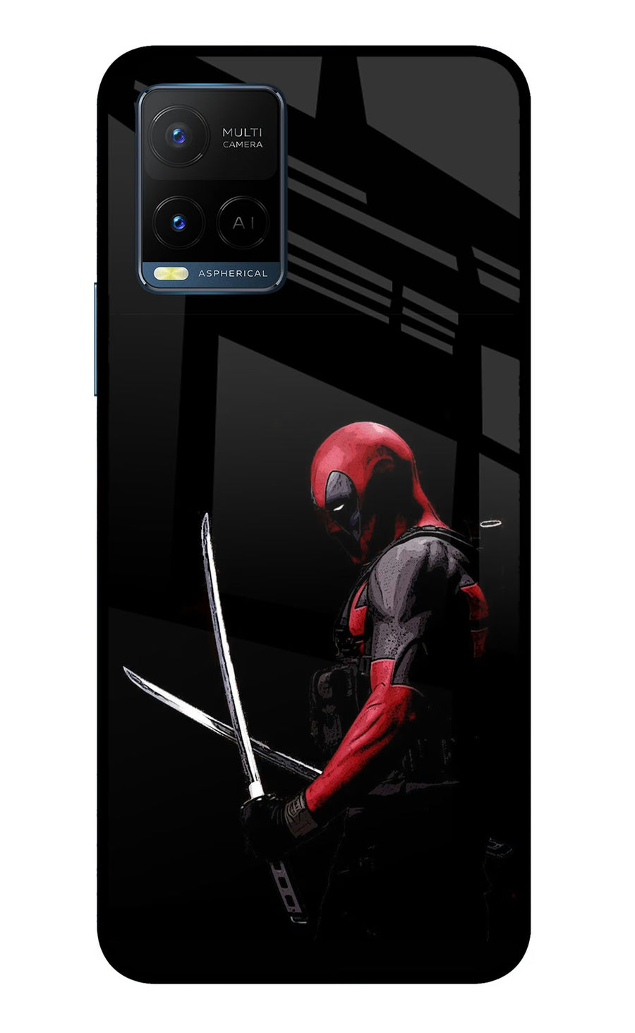Deadpool Vivo Y33T Back Cover, Metal case