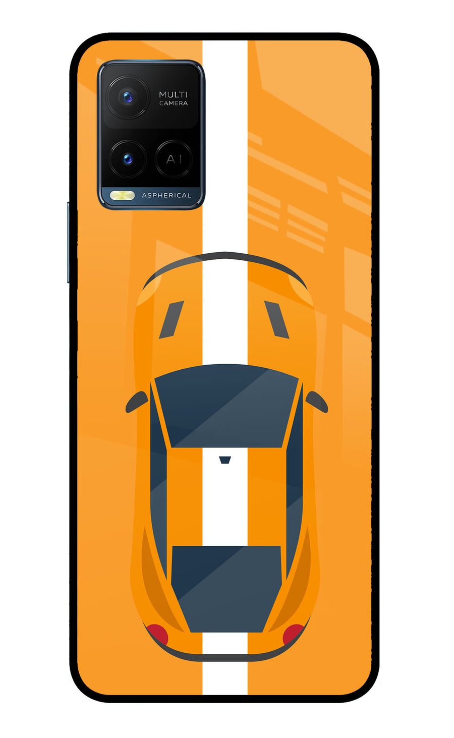 Highway Pursuit Vivo Y33T Back Cover, Metal case