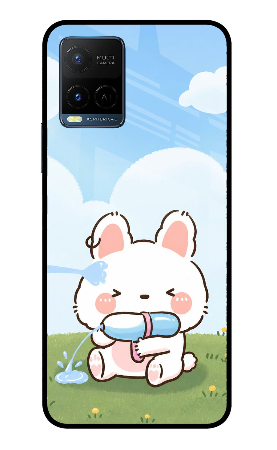 Bunny Treat Vivo Y33T Back Cover, Metal case