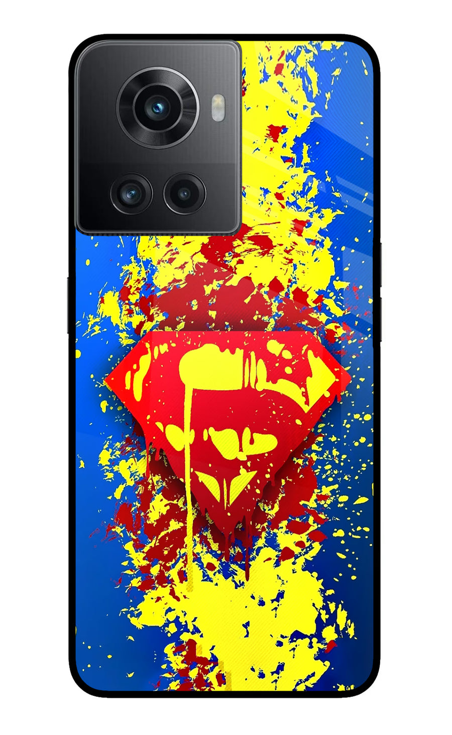 Superman logo OnePlus 10R 5G Back Cover, Metal case