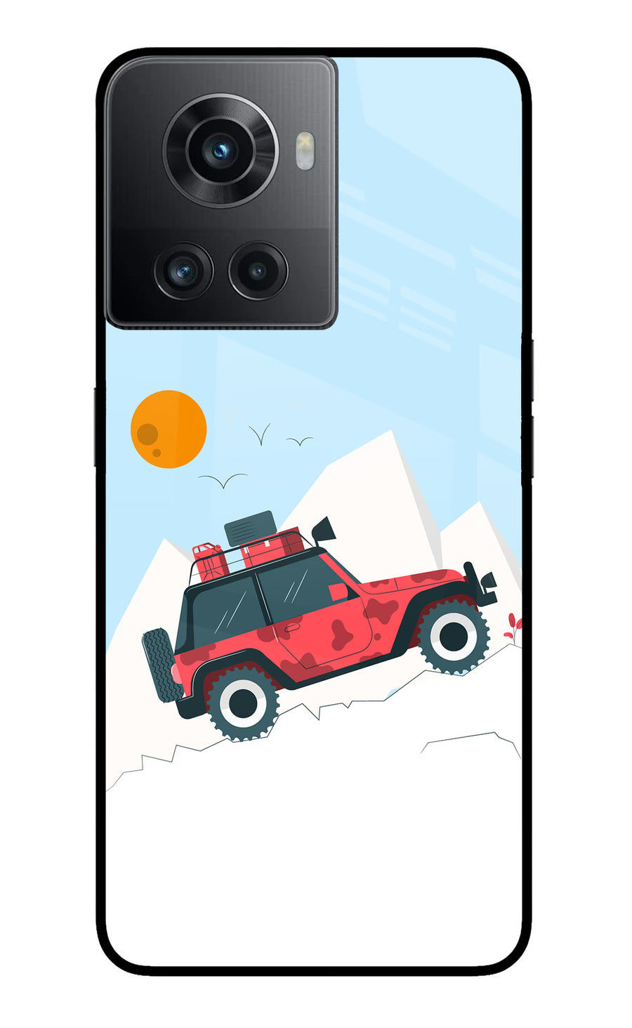 Mountain Trail Beast OnePlus 10R 5G Back Cover, Metal case