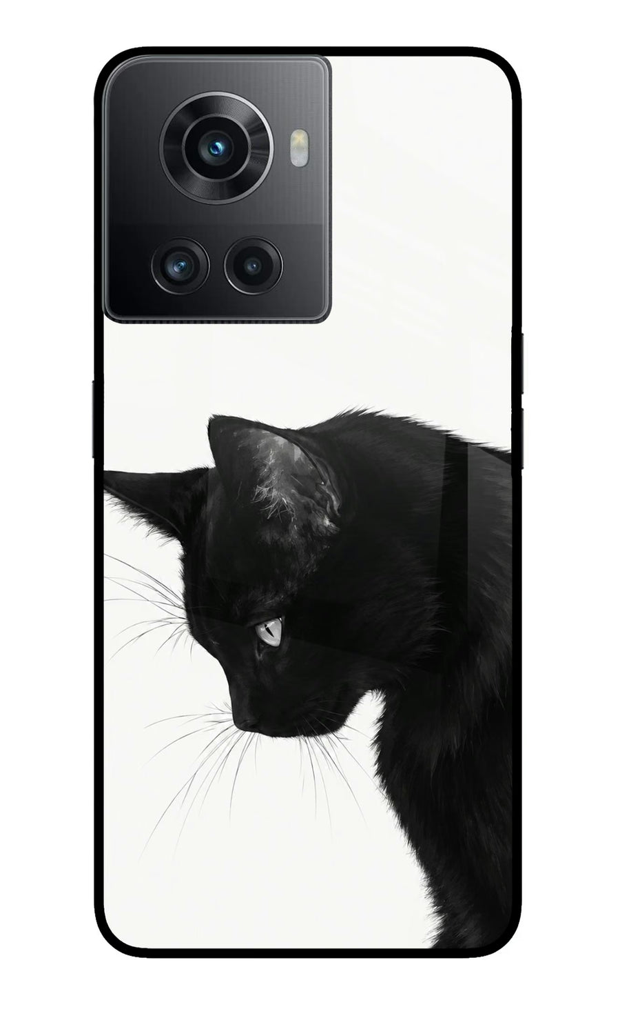 Shadow Gaze OnePlus 10R 5G Back Cover, Metal case