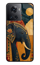 Royal Elephant OnePlus 10R 5G Metal Case Back Cover by Casekaro