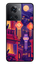 Lantern Lane OnePlus 10R 5G Metal Case Back Cover by Casekaro