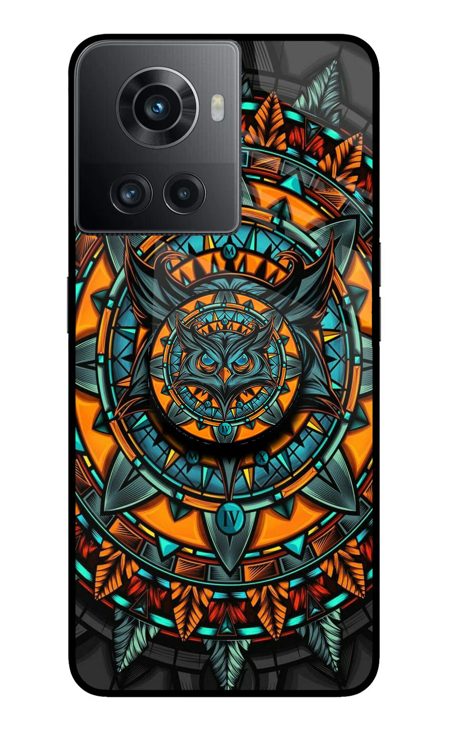 Angry Owl OnePlus 10R 5G Pop Case, Metal case
