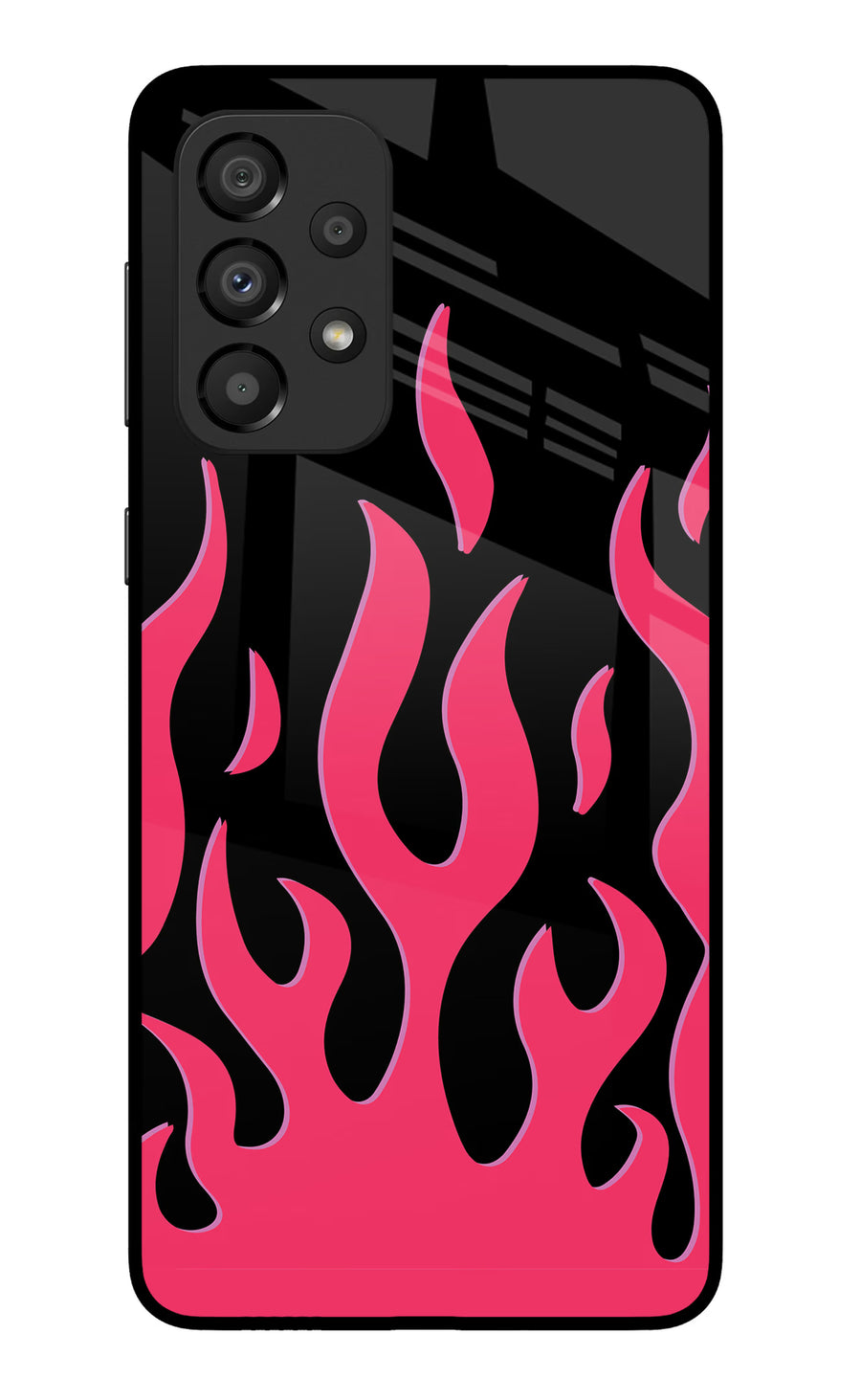 Fire Flames Samsung A33 5G Back Cover, Metal case