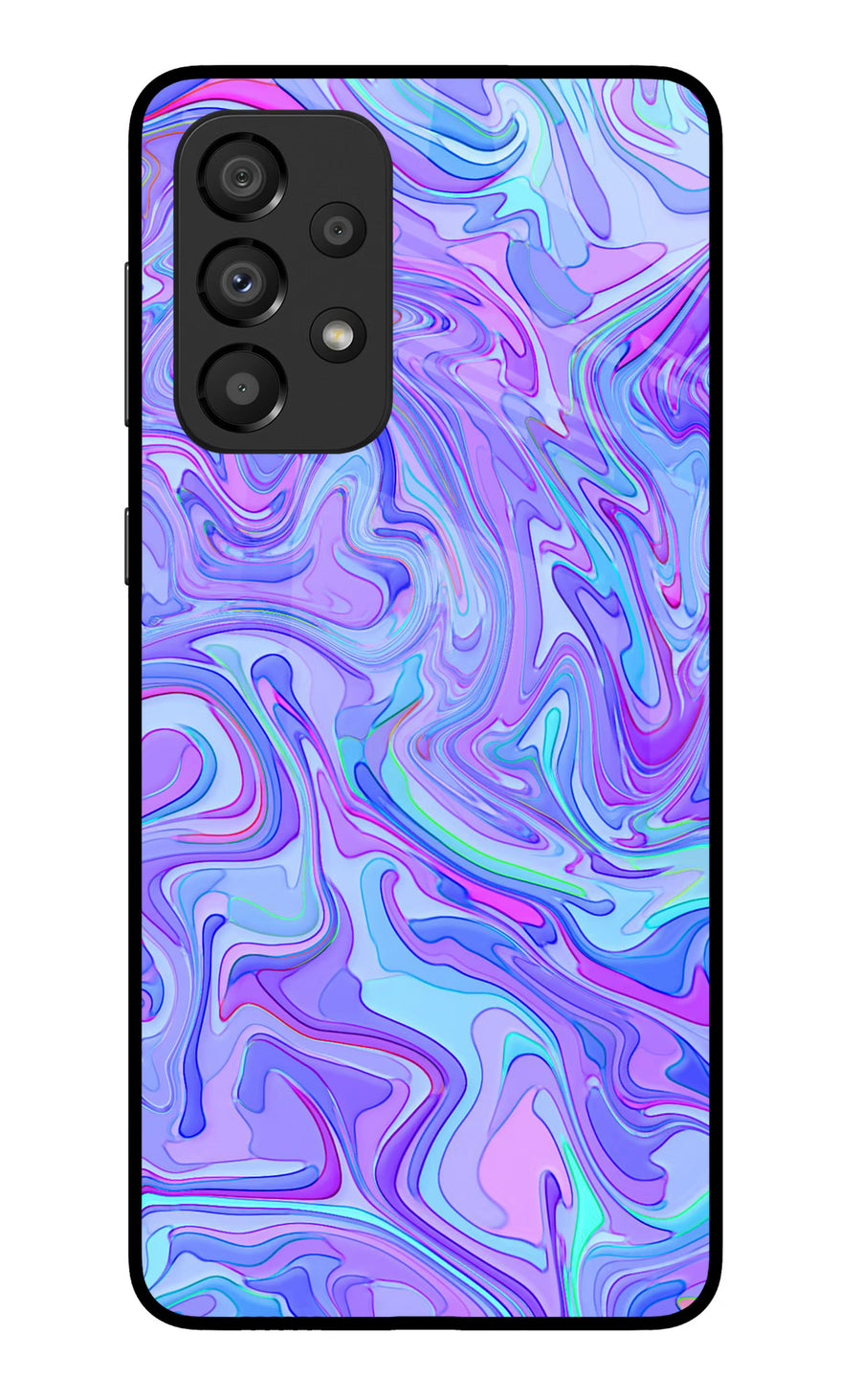 Glitter Samsung A33 5G Back Cover, Metal case