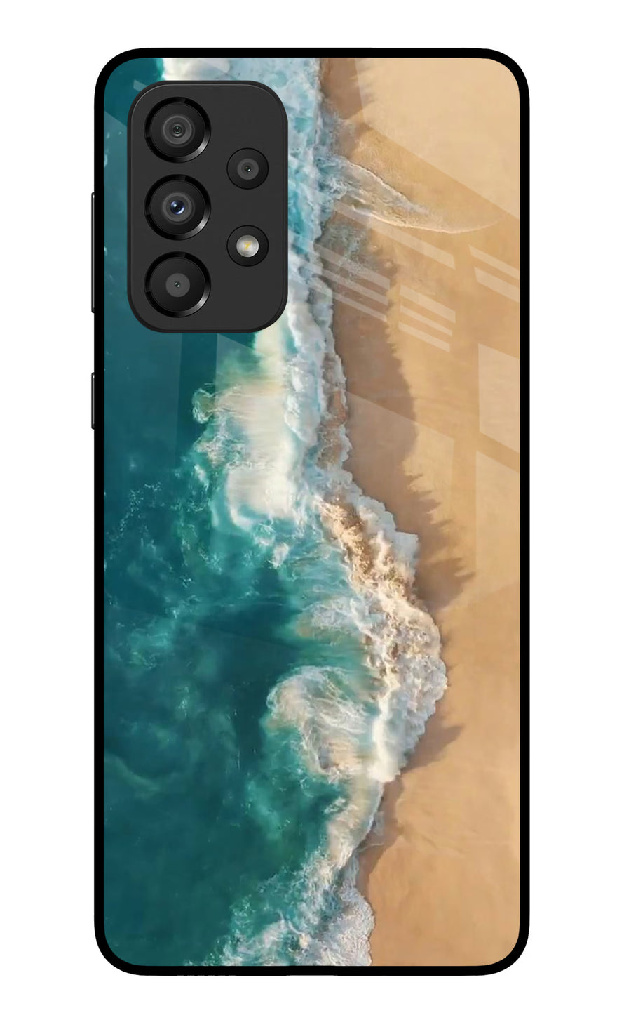 Ocean Beach Samsung A33 5G Back Cover, Metal case