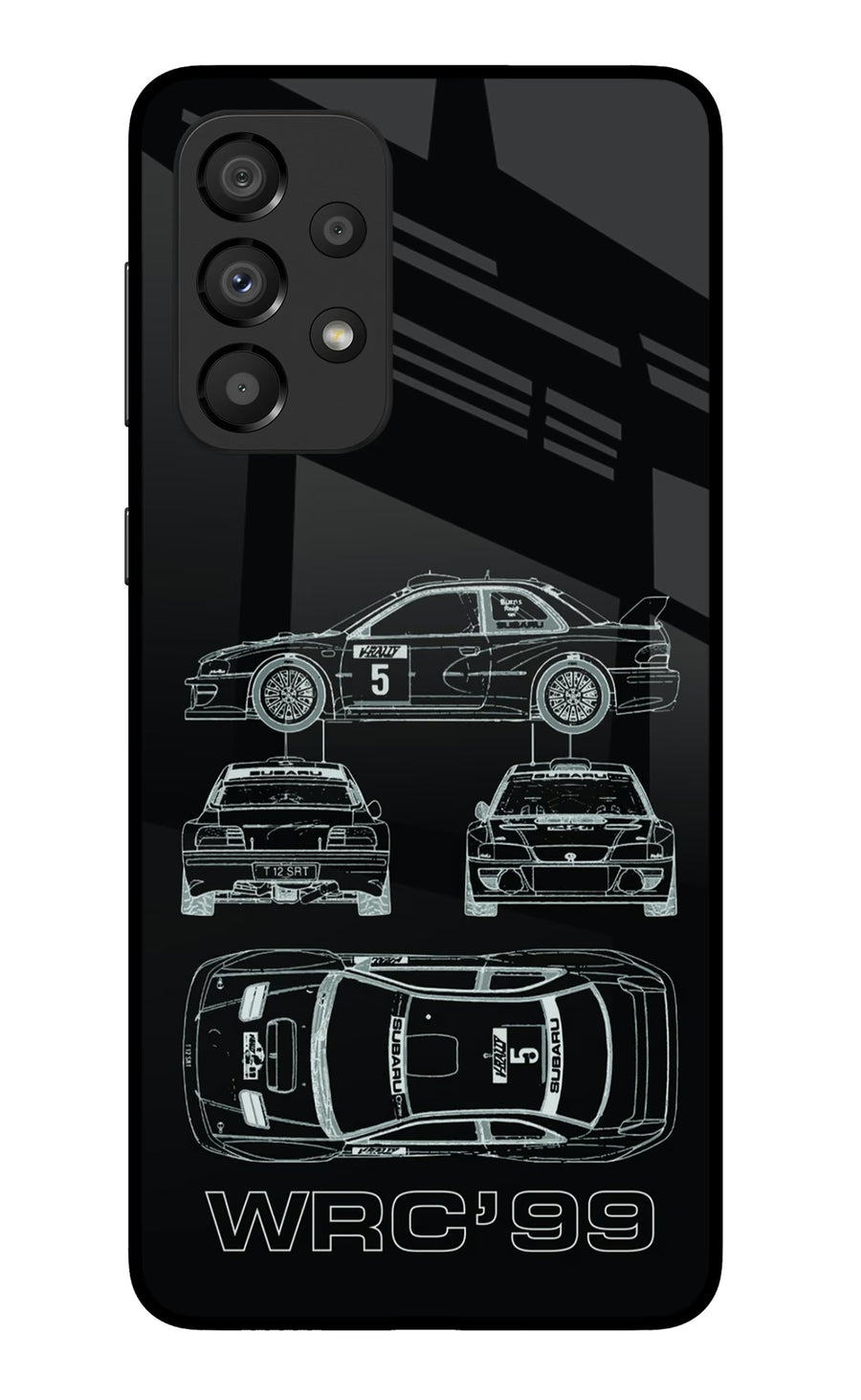 WRC'99 Samsung A33 5G Back Cover, Metal case
