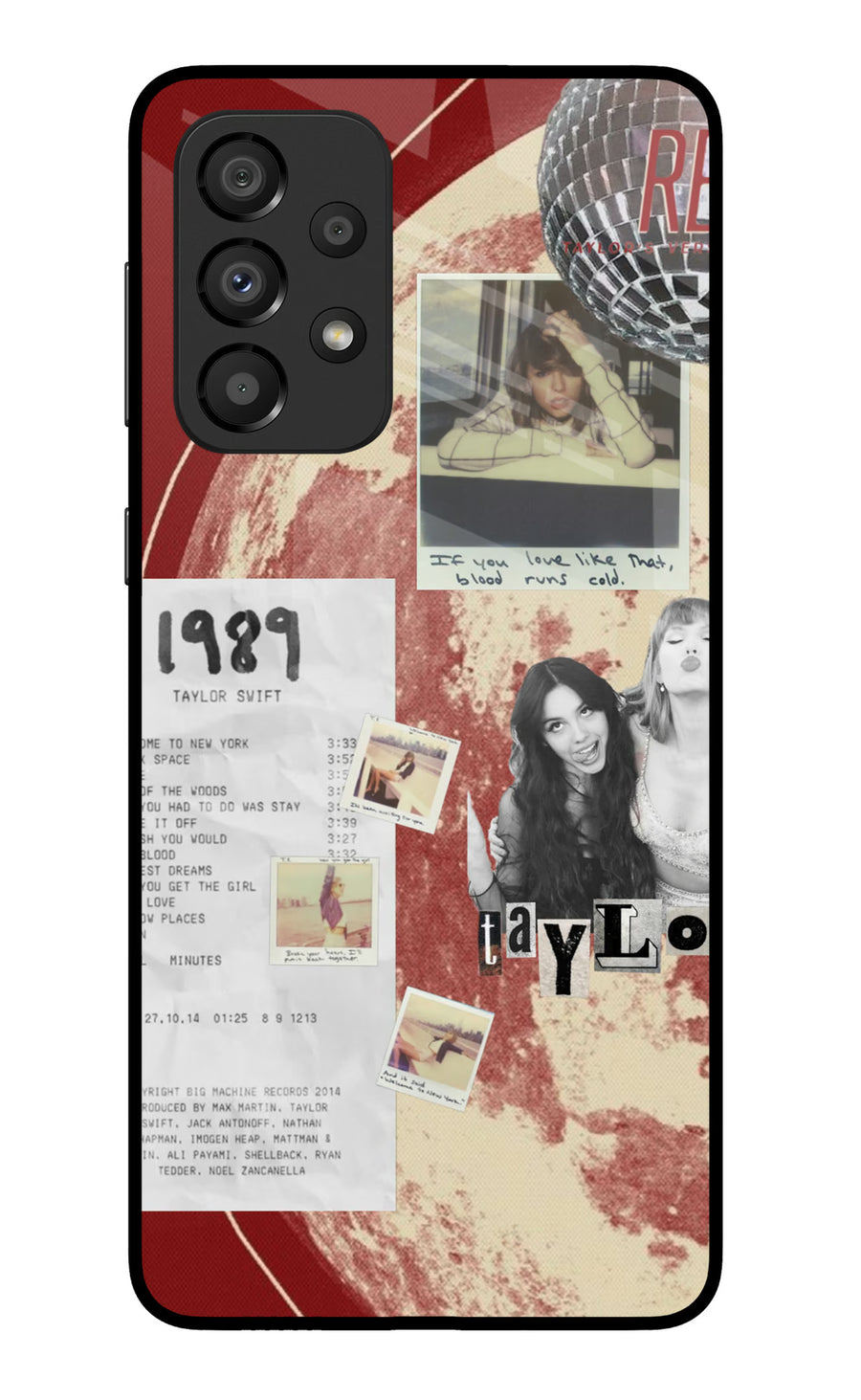 Taylor Swift Samsung A33 5G Back Cover, Metal case