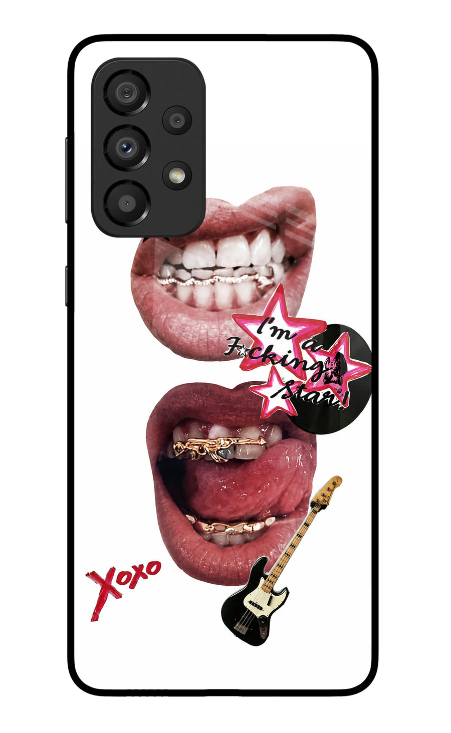 Rockstar Samsung A33 5G Back Cover, Metal case