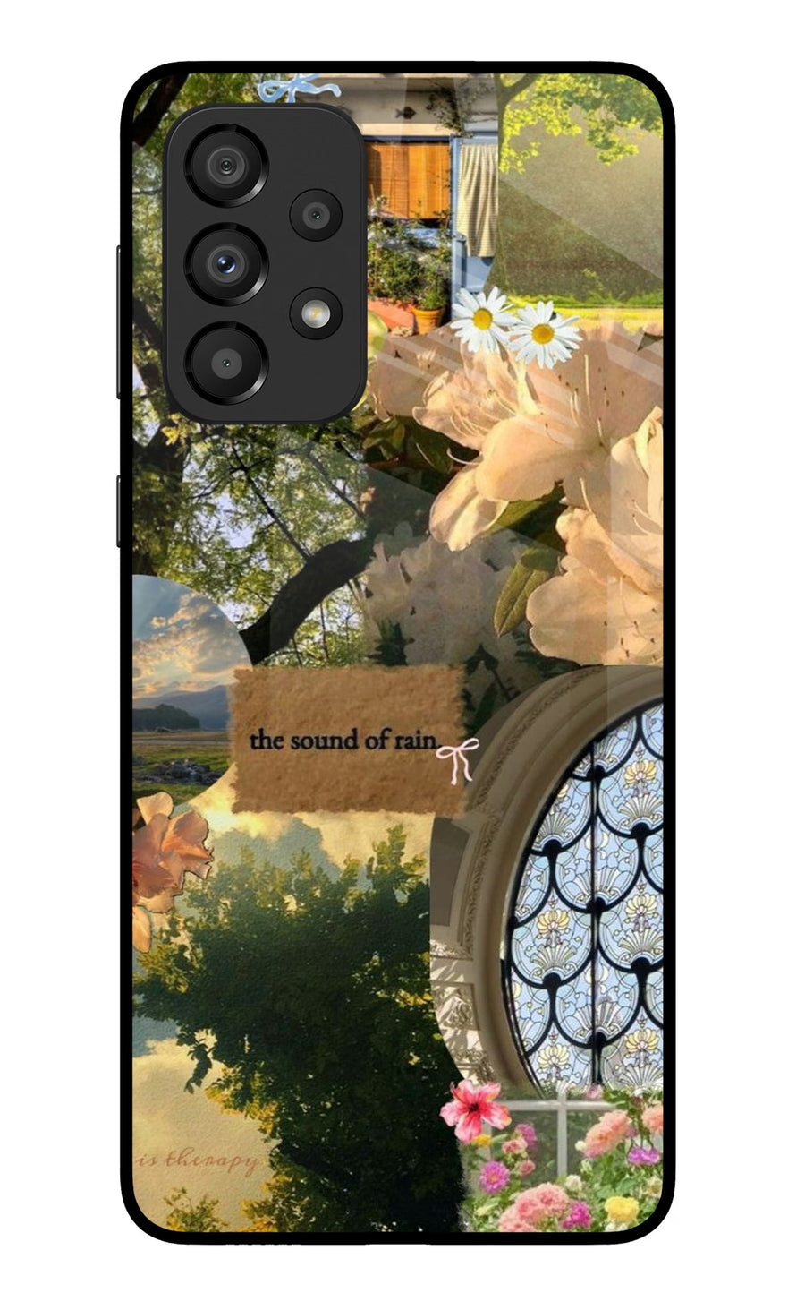 Rain Samsung A33 5G Back Cover, Metal case