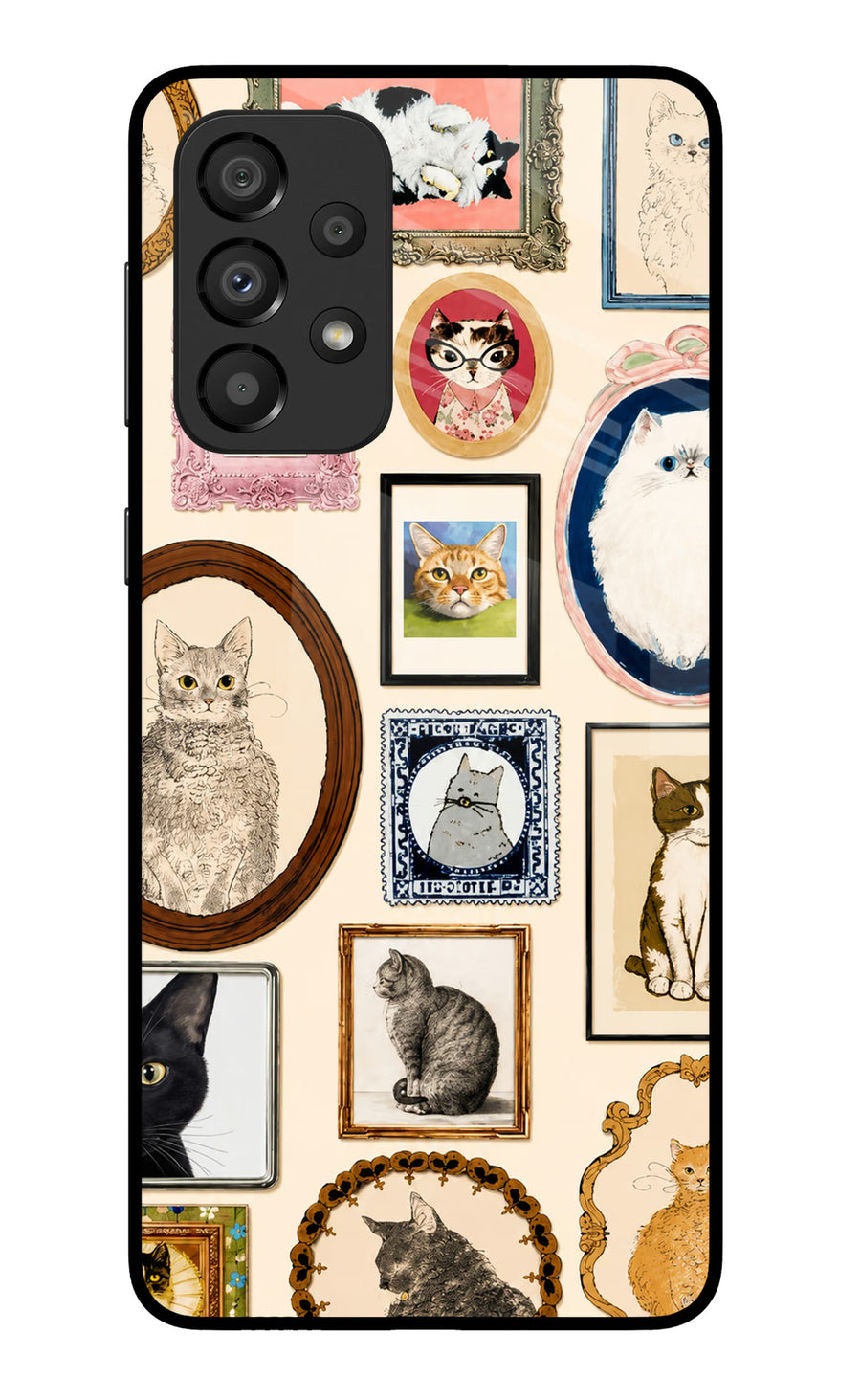 Mirror Cats Samsung A33 5G Back Cover, Metal case