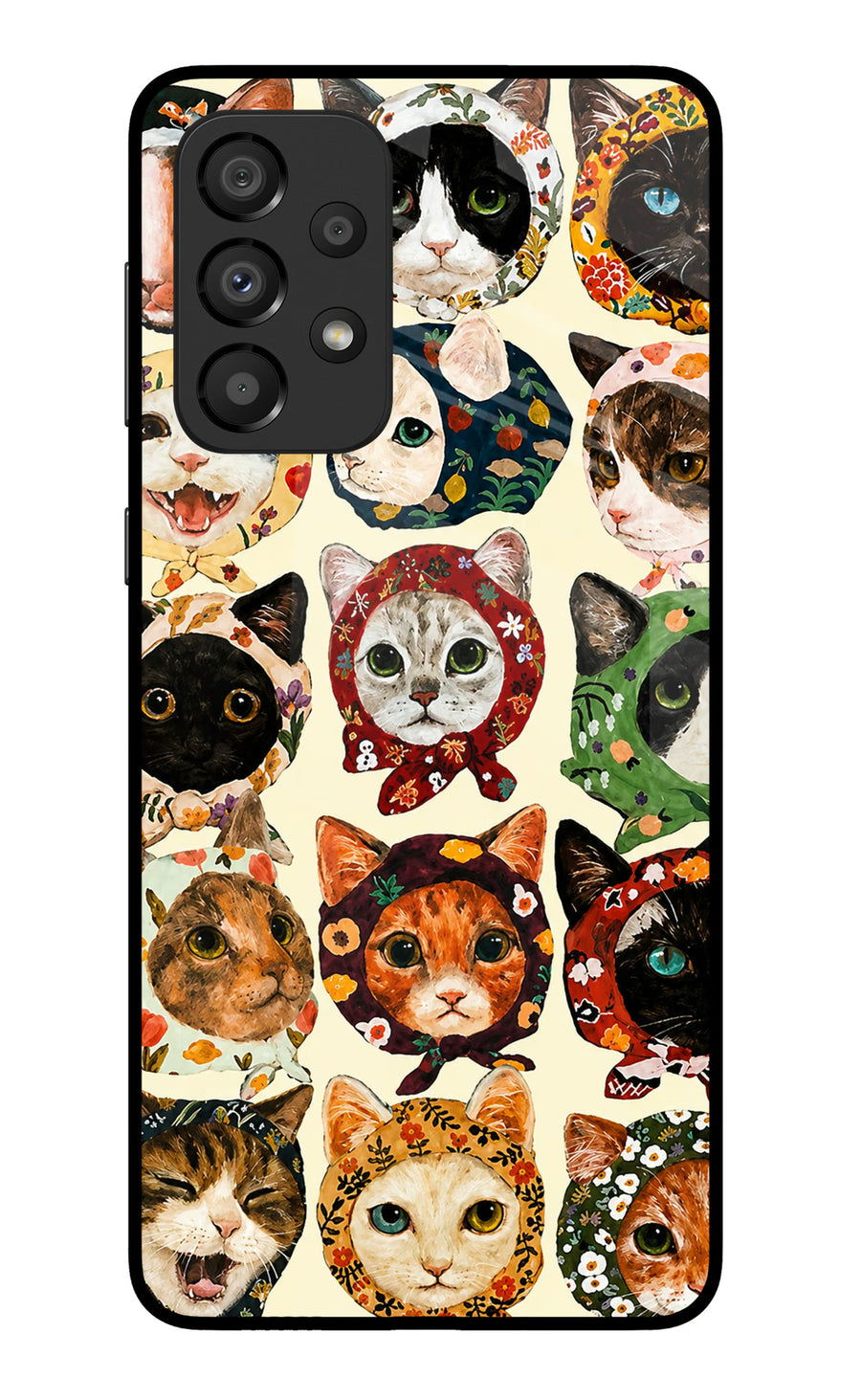 Cool Cat Samsung A33 5G Back Cover, Metal case