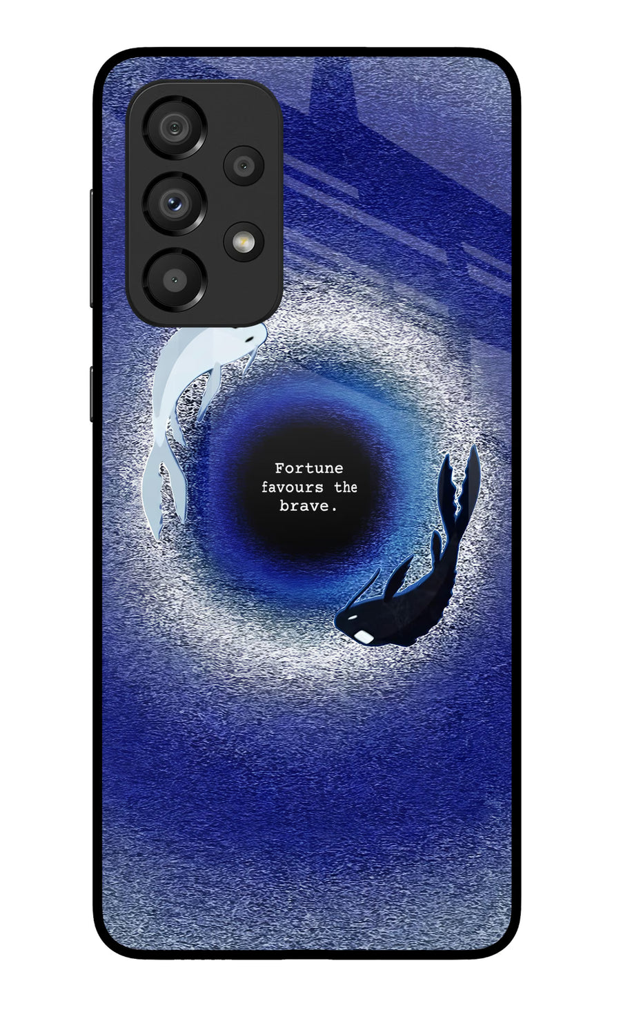 Dark Koi Samsung A33 5G Back Cover, Metal case