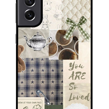 Cookie Samsung S21 FE 5G Metal Case Back Cover by Casekaro