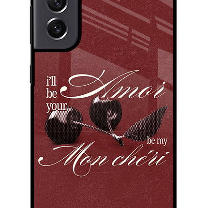 Velvet Cherry Samsung S21 FE 5G Metal Case Back Cover by Casekaro
