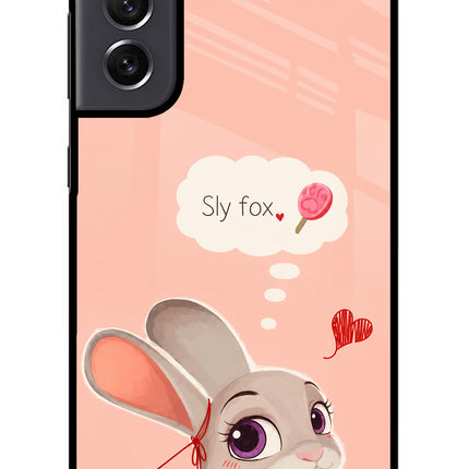 Judy Charm Samsung S21 FE 5G Metal Case Back Cover by Casekaro