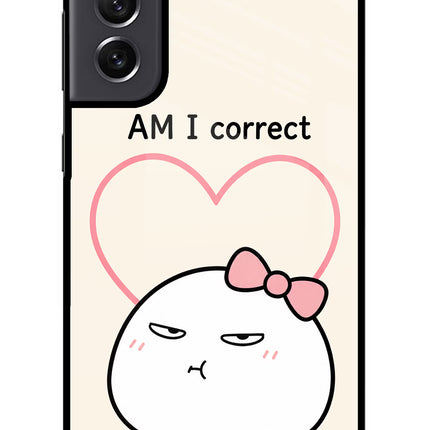 Always Right Samsung S21 FE 5G Metal Case Back Cover by Casekaro