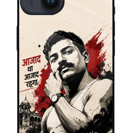 Chandrashekhar Azad Fearless iPhone 14 Metal Case Back Cover by Casekaro
