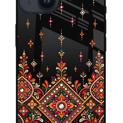 Noir Mehfil iPhone 14 Metal Case Back Cover by Casekaro