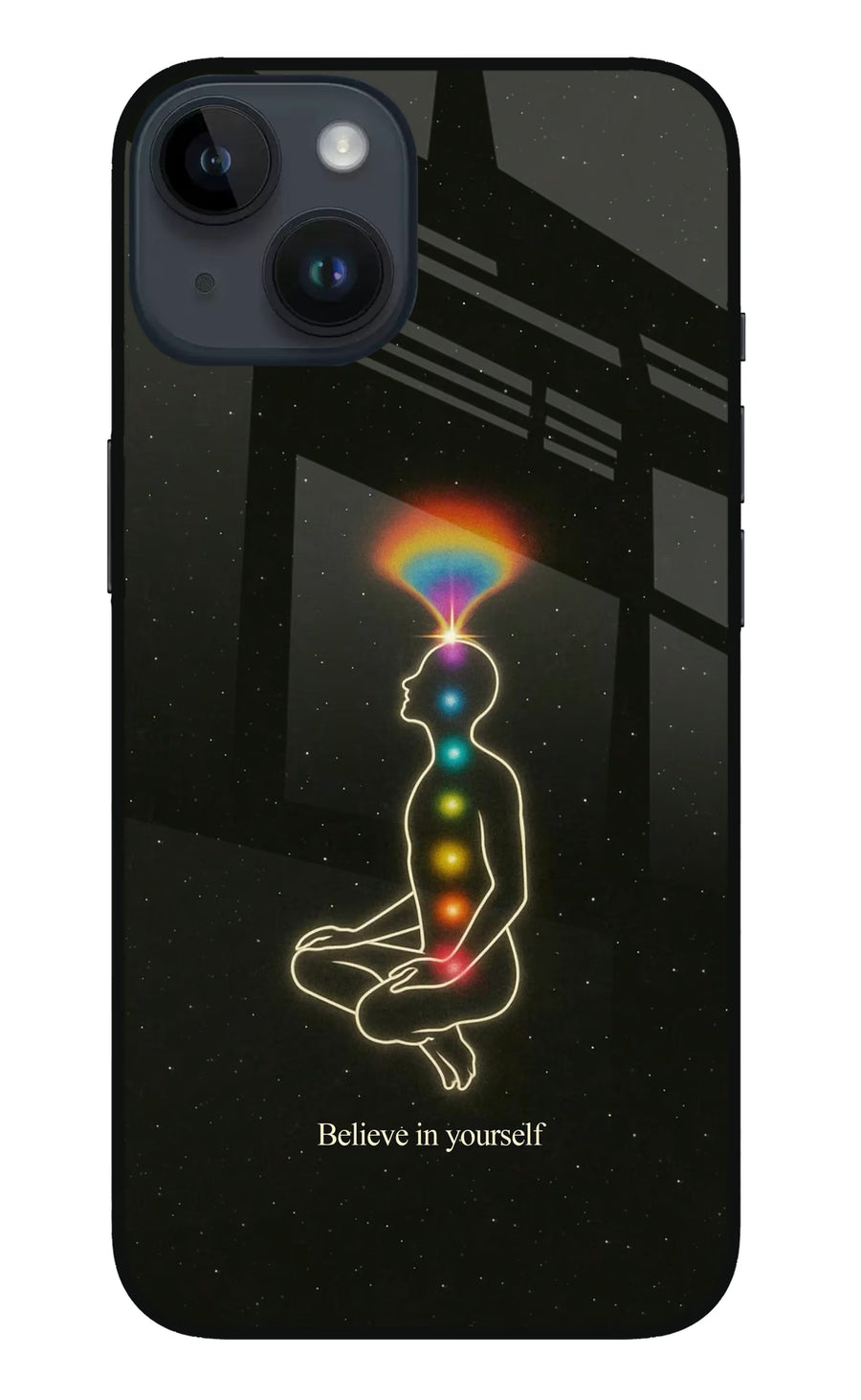 Believe in yourself iPhone 14 Back Cover, Metal case