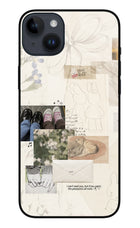 Soft Aesthetic iPhone 14 Plus Metal Case Back Cover by Casekaro