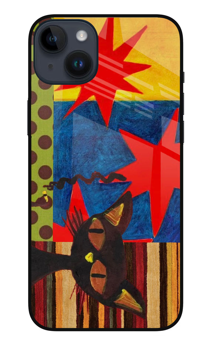 Pop Cat iPhone 14 Plus Back Cover, Metal case
