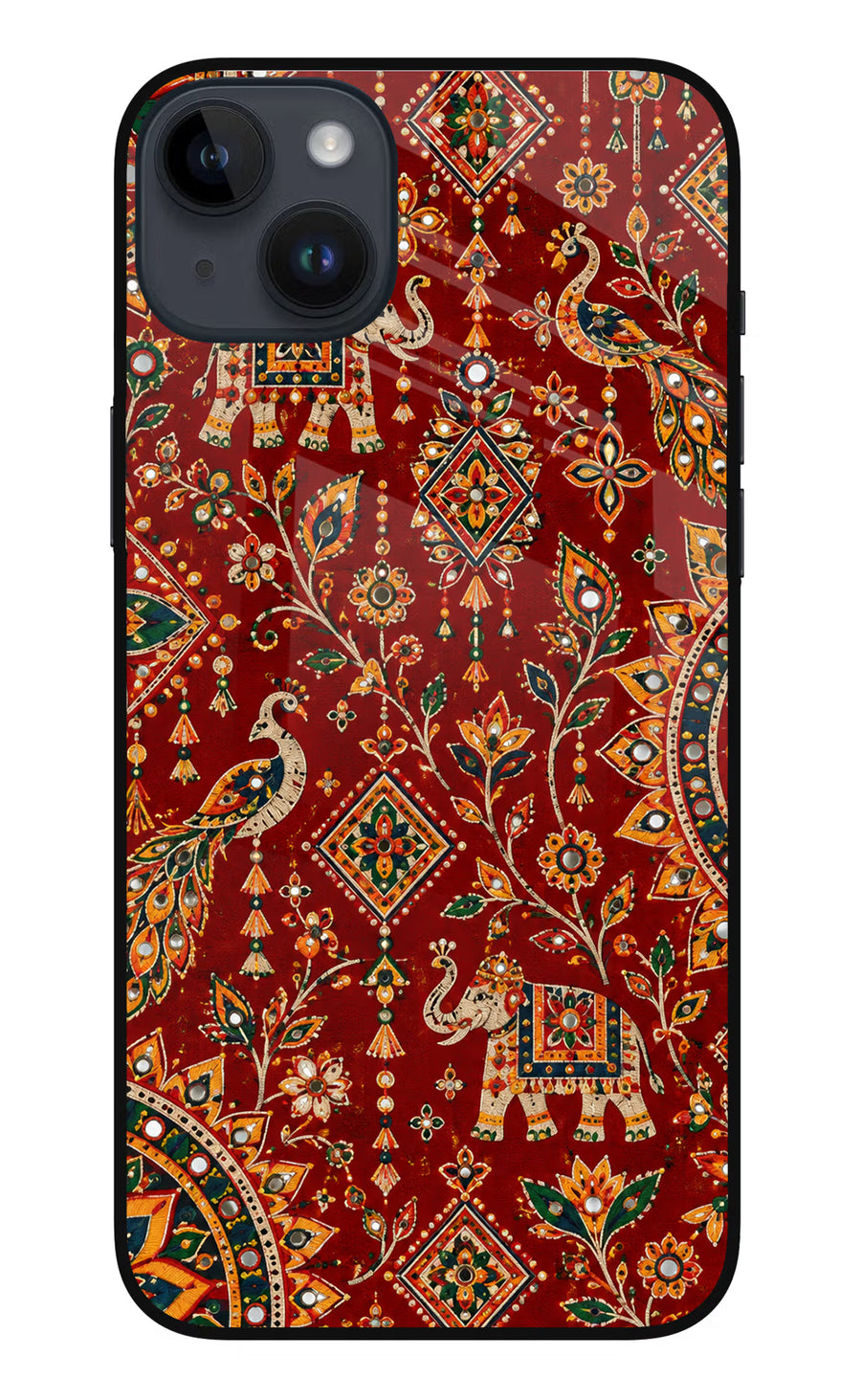 Laal Riwaaz iPhone 14 Plus Back Cover, Metal case