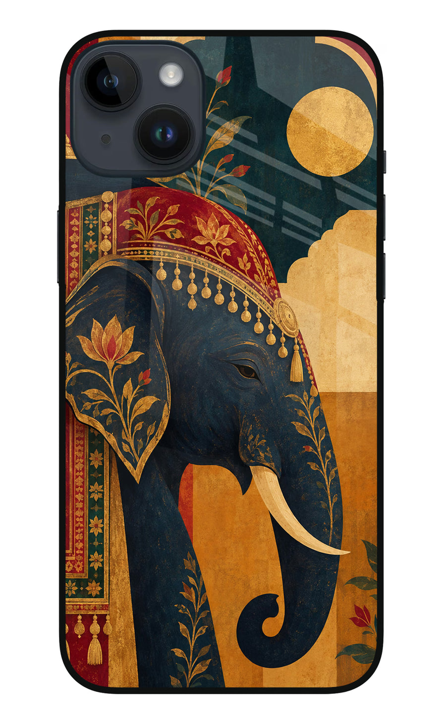Royal Elephant iPhone 14 Plus Back Cover, Metal case