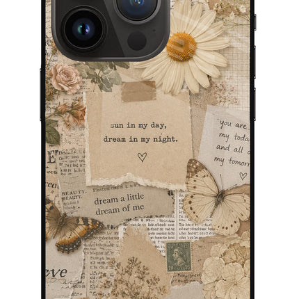 Vintage case iPhone 14 Pro Metal Case Back Cover by Casekaro
