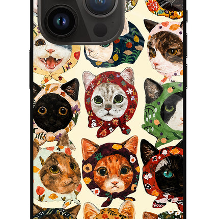 Cool Cat iPhone 14 Pro Metal Case Back Cover by Casekaro