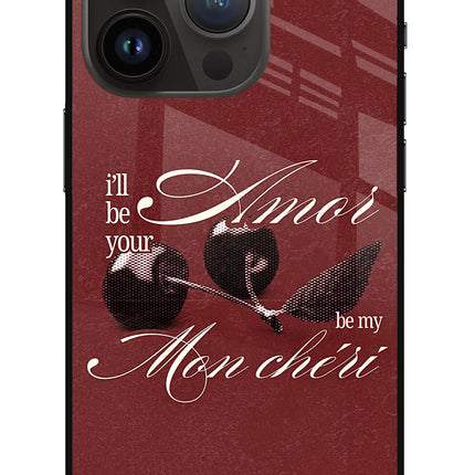 Velvet Cherry iPhone 14 Pro Metal Case Back Cover by Casekaro