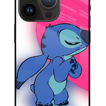 Stitch Hug iPhone 14 Pro Metal Case Back Cover by Casekaro