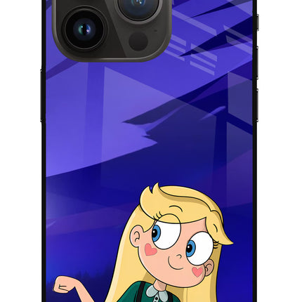 Star Glow iPhone 14 Pro Metal Case Back Cover by Casekaro