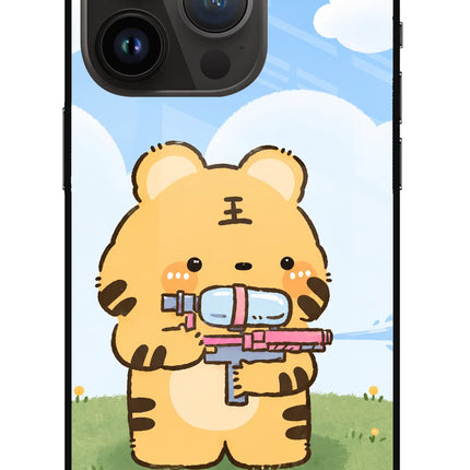 Tiger Treat iPhone 14 Pro Metal Case Back Cover by Casekaro