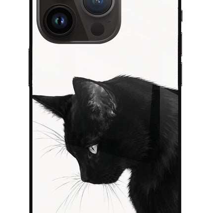 Shadow Gaze iPhone 14 Pro Metal Case Back Cover by Casekaro