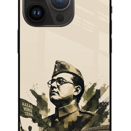 Netaji Rising iPhone 14 Pro Metal Case Back Cover by Casekaro