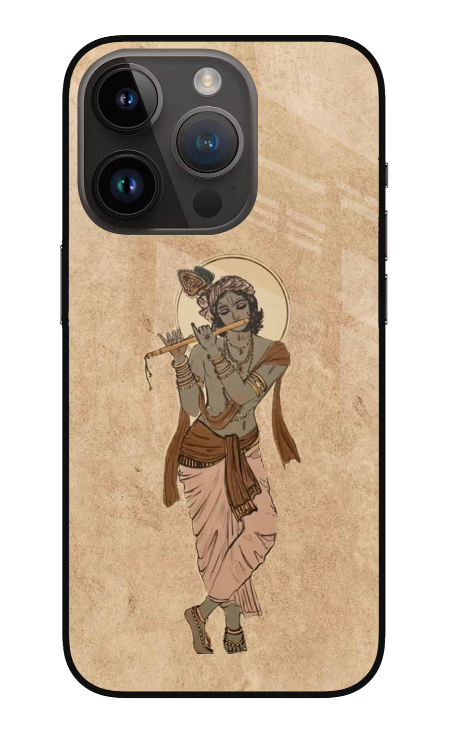 Krishna iPhone 14 Pro Back Cover, Metal case