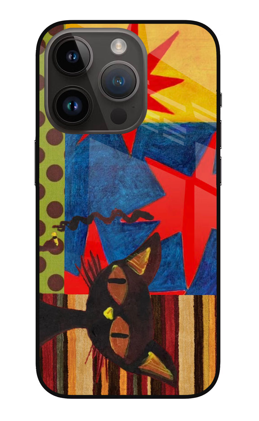 Pop Cat iPhone 14 Pro Back Cover, Metal case