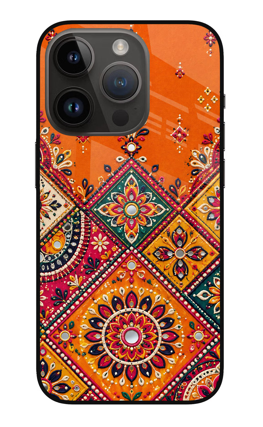 Kutch Glow iPhone 14 Pro Back Cover, Metal case