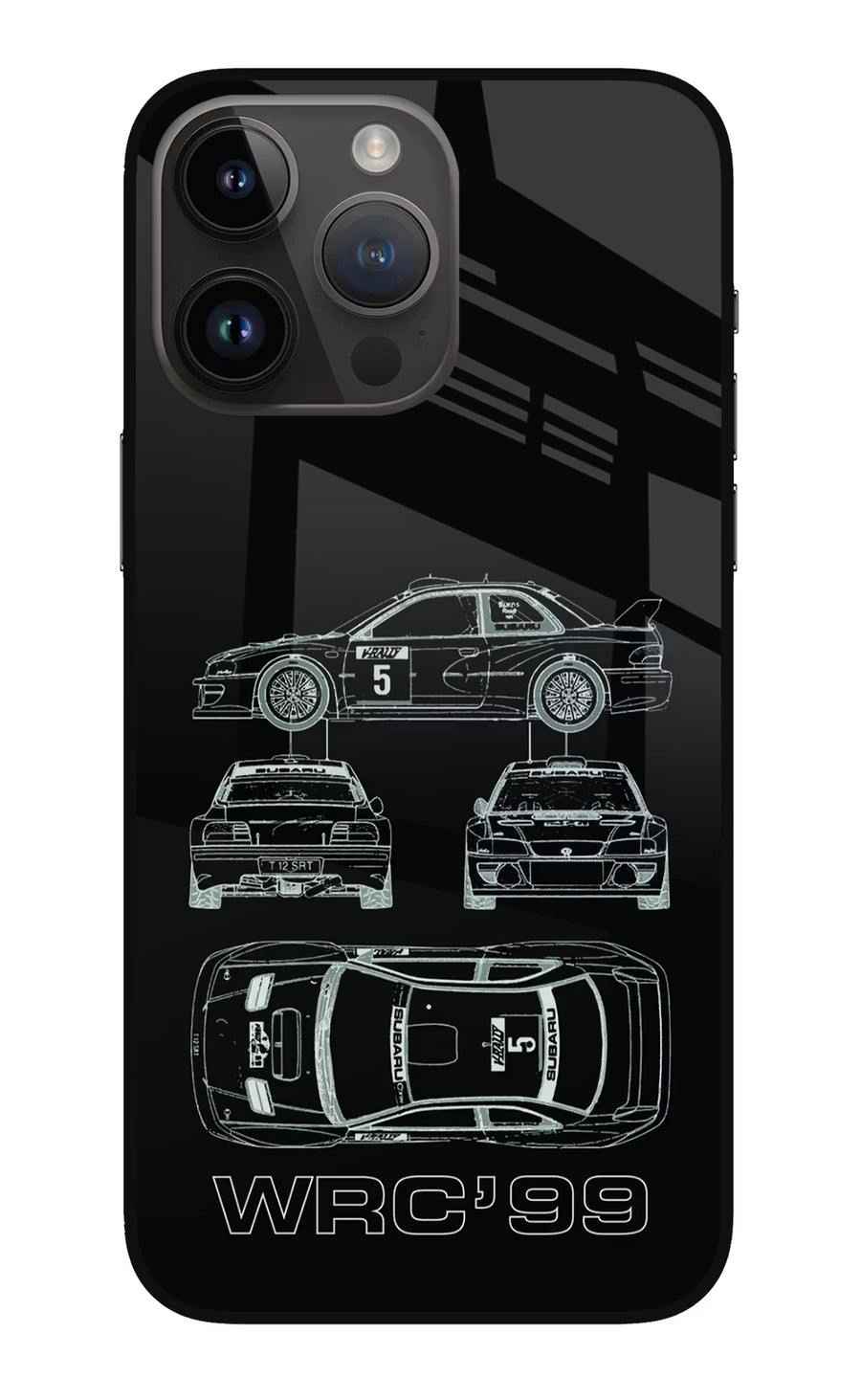 WRC'99 iPhone 14 Pro Max Back Cover, Metal case