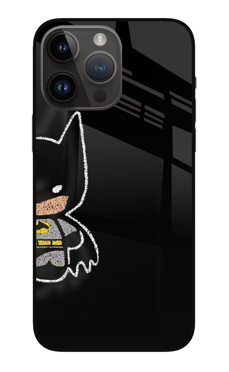 Bat Kitty iPhone 14 Pro Max Back Cover, Metal case