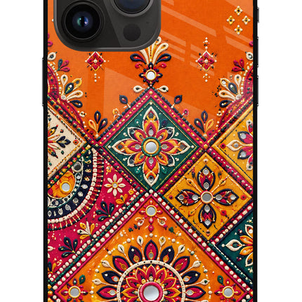 Kutch Glow iPhone 14 Pro Max Metal Case Back Cover by Casekaro