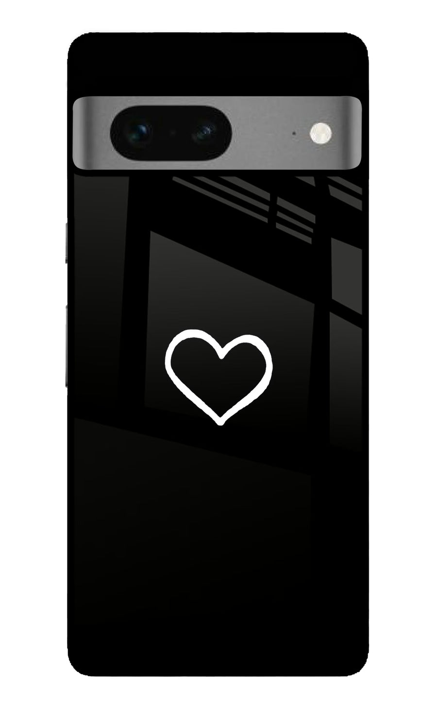 Heart Google Pixel 7 Back Cover, Metal case
