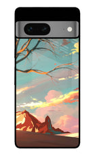 Scenery Google Pixel 7 Metal Case Back Cover by Casekaro