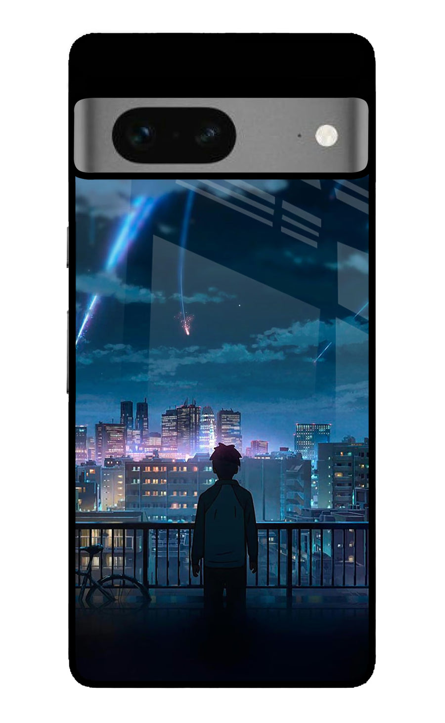 Anime Google Pixel 7 Back Cover, Metal case